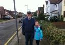 Councillor David Norman with his granddaughter Faye