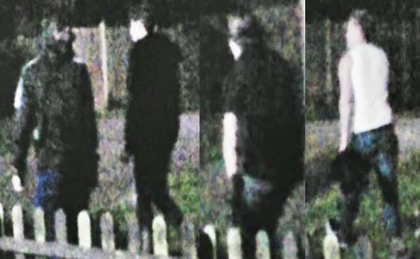 Police want to speak to these four men in connection to the murder 