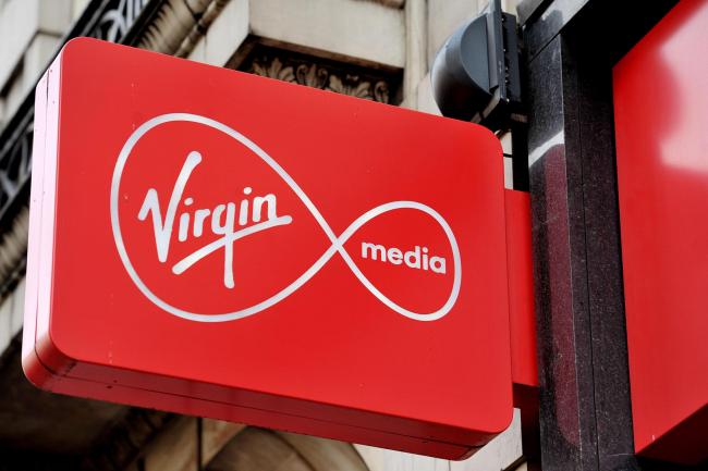 Virgin Media sign