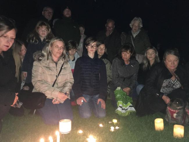 GALLERY: Emotional candle lit vigil held for Sir David Amess MP after fatal stabbing