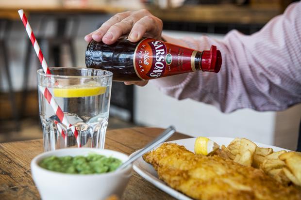 Echo: Around 382 million meals are bought from fish and chip shops in the UK each year (NFFF/Sarson's Vinegar)