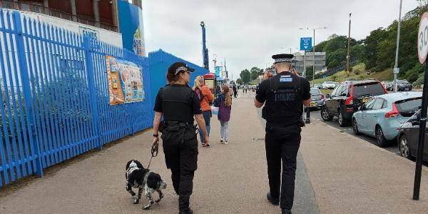 Police had to launch extra patrols along the seafront amid a spate of gang violence