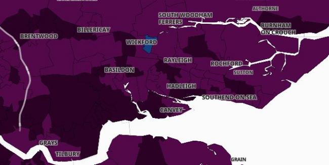 28 neighbourhoods in south Essex where Covid infections are among highest in the country