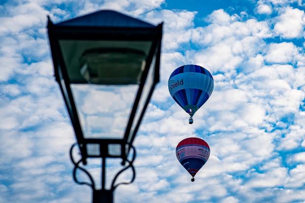 Echo: Why not choose an experience gift such as a hot air balloon ride. Picture: PA