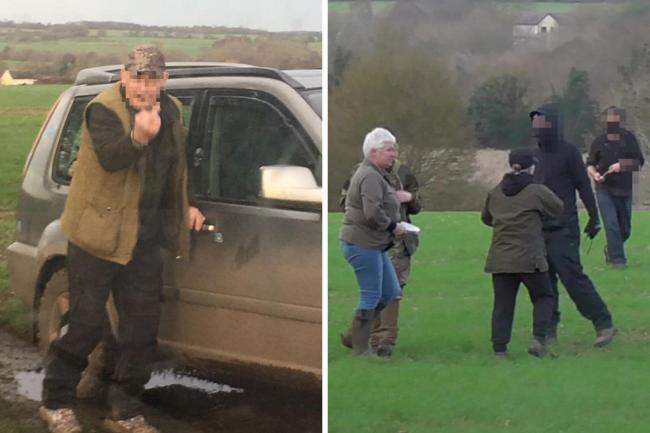 All pictures: Suffolk and Essex Hunt Saboteurs