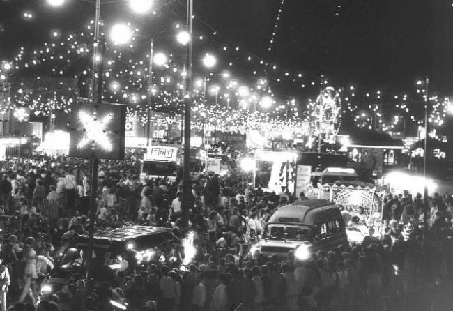 Returning - Southend illuminations years ago.