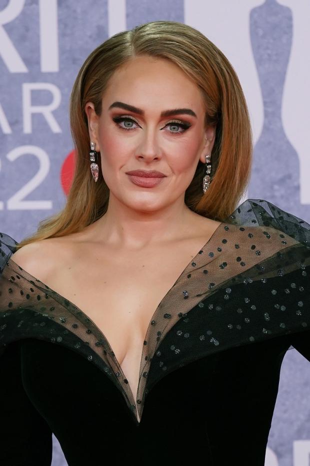 Echo: Adele attending the Brit Awards 2022. Picture: PA