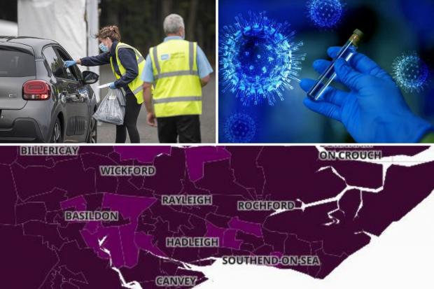 15 south Essex neighbourhoods with 100+ Covid cases a week as infections soar again