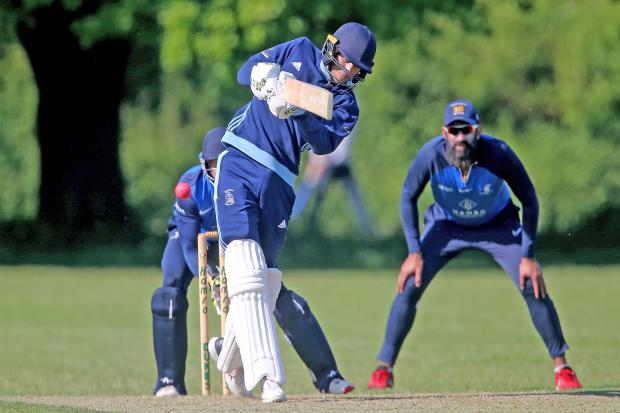 Frustrated - Billericay were beaten by 80 runs against Buckhurst Hill Picture: NICKY HAYES