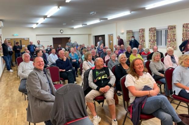 Residents discussed the plans at a meeting in Aldham Picture: Iain Wicks