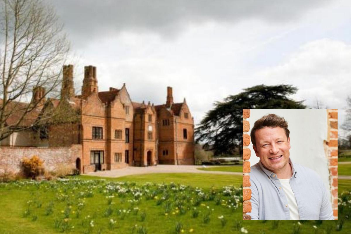Spains Hall and inset Jamie Oliver (pic: PA)