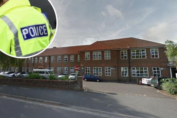 Police received a report that a threat towards The Priory School in Lewes had been posted on social media