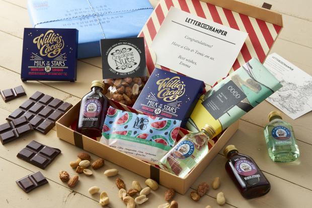 Echo: Gin And Chocolate Lovers Letter Box Hamper. Credit: Not On The High Street