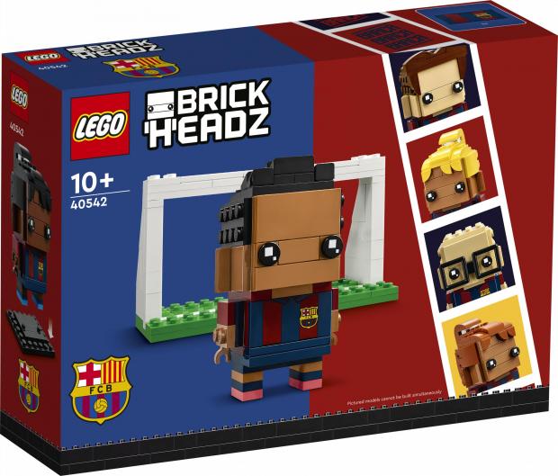 Echo: LEGO® BrickHeadz™ FC Barcelona Go Brick Me. Credit: LEGO