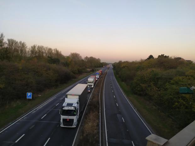 Echo: Traffic - motorists were eventually asked to turn around after hours of delays