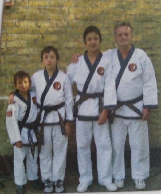 Echo: Experts - Ryan is a first duan black belt, brother Harry second duan and eldest brother Sam and dad Paul are both fifth duans