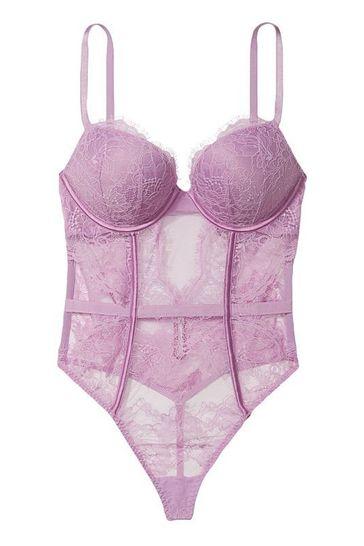 Echo: Bombshell Addcups Lace Teddy. Credit: Victoria's Secret
