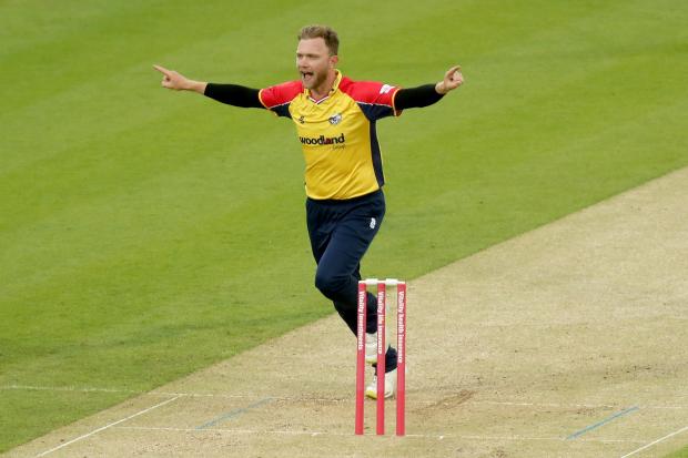 Echo: Sam Cook took three wickets in one over