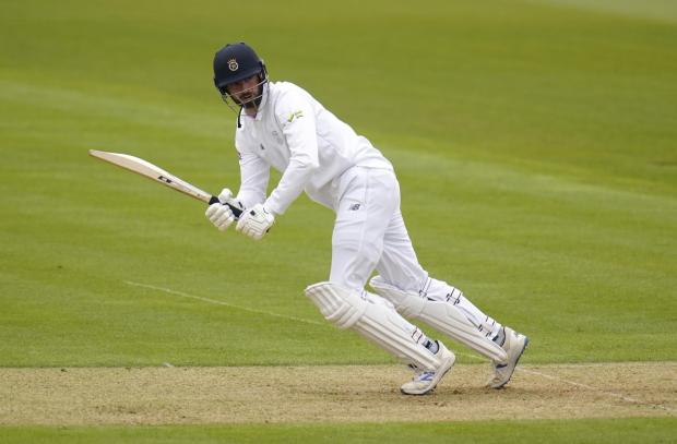 Echo: Bitter taste - Hampshire's James Vince was left annoyed after the loss to Essex