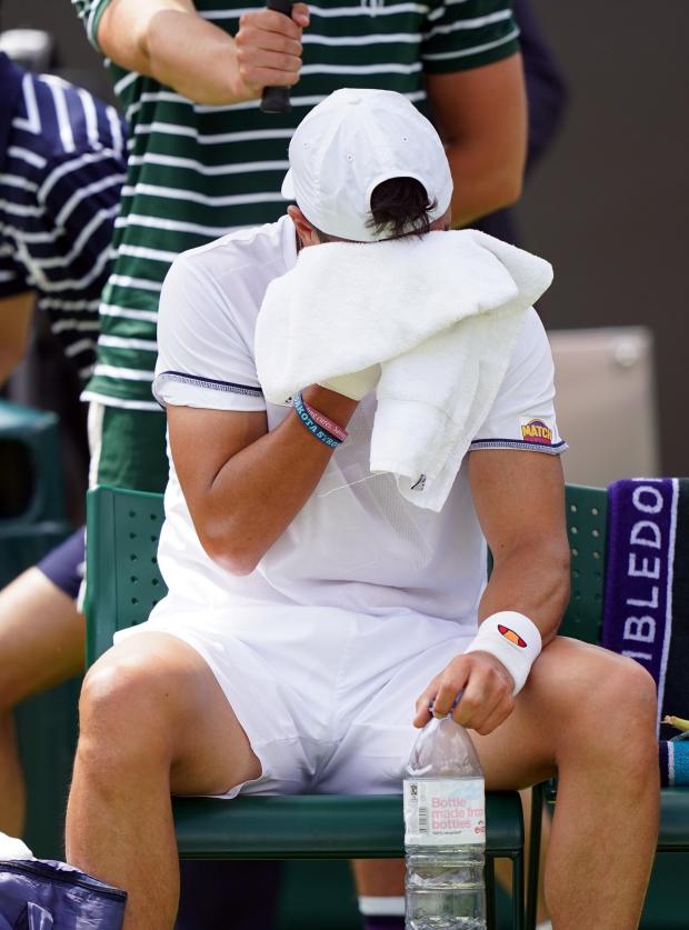 Echo: Out - Ryan Peniston lost in the second round at Wimbledon