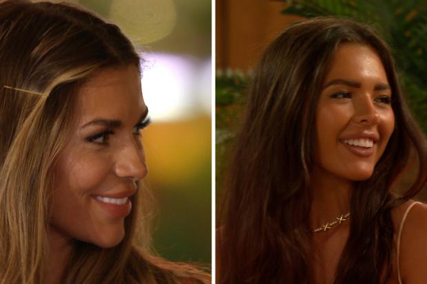Echo: Ekin-Su and Gemma on Love Island. Love Island airs at 9pm on ITV2 and ITV Hub. Episodes are available the following morning on BritBox. Credit: ITV