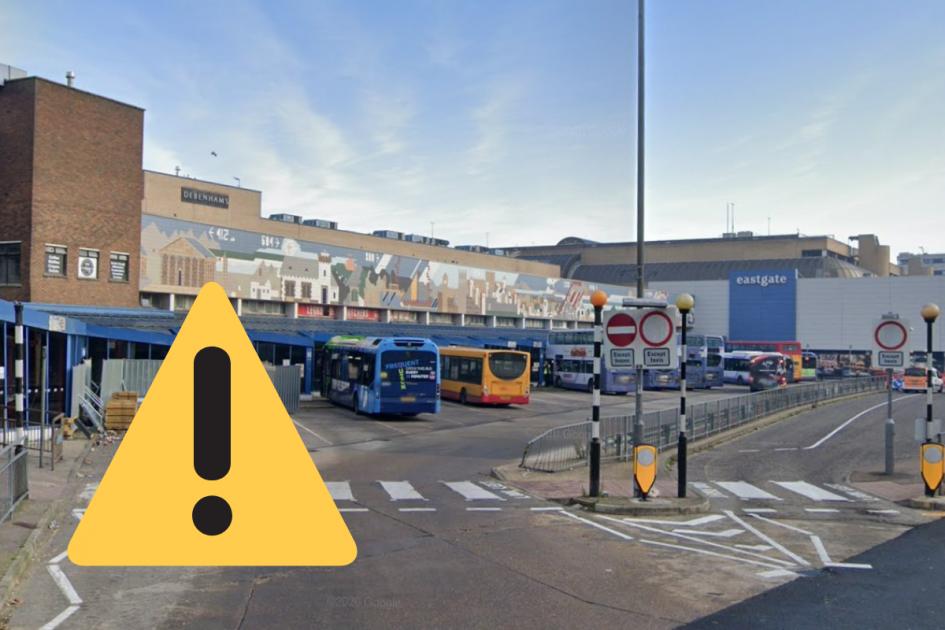 Basildon bus stand changes as station refurbishment gets underway this week 