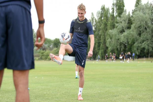 Big opportunity - for Blues defender Gus Scott-Morris     Picture: GRAHAM WHITBY BOOT/SUFC