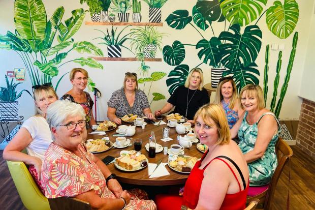 60 people enjoyed the charity tea party at Perrywood Garden Centre in Tiptree