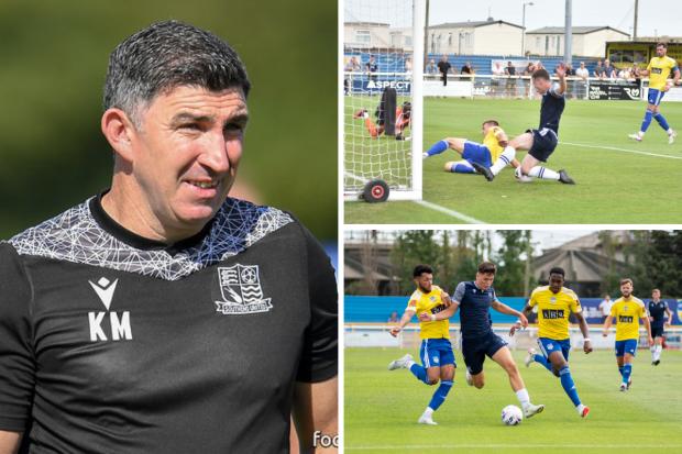 Doing well - Blues boss Kevin Maher has been impressed by Max Fiddes and Henry Sandat