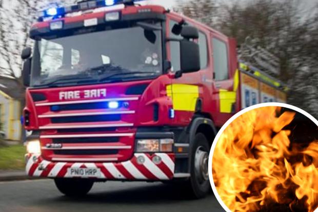 Multiple crews battle field blaze in south Essex thought to be deliberate