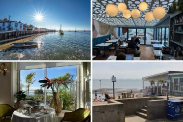 Southend seafront and Old Leigh best places to eat with view