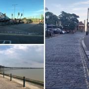 Photos show eerily quiet streets as England beat Ukraine at Euro 2020. Pictures: Essex Police Southend
