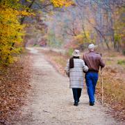 A stock image of a couple walking. credit: Pixabay