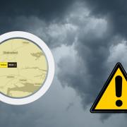 A yellow weather warning has been issued for the whole of Essex for Thursday, April 7 (Met Office/Canva)