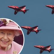 Watch dozens of military aircraft soar above Colchester for jubilee celebrations