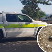 Army bomb disposal team called to East Beach after reports of suspected ordnance. Photo: Southend Coastguard