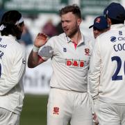 In fine-form - Essex bowler Sam Cook 10 for 60 in his side's win against Kent Picture: TGS PHOTOS
