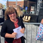 Royalist - Debbie Madigan at Southend proclamation