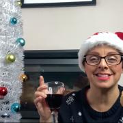 Feeling festive - Havens Hospices Christmas Quiz presenter Su Harrison