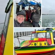 Back at sea - Shoebury's Rasta boat