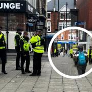 Photos show large police presence in Southend city centre today - here's why