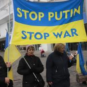 Southend high street demonstration marks one year since Russian invasion of Ukraine