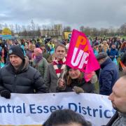 Hundreds of south Essex teachers join national protest and march over pay