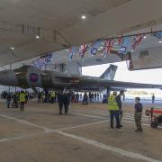 Retired jet - The Vulcan will be on display at an event at Southend Airport