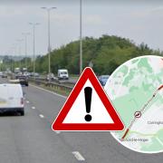 A13 blocked in south Essex with traffic 'slow moving' after crash