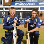 Ready for action — (l-r) Scott Styris and Tim Southee