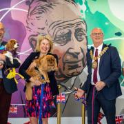 Coronation - Southend Airport has unveiled a mural of King Charles III