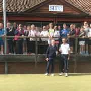 Celebration time - Southend Lawn Tennis Club members raise a toast after securing the club’s future