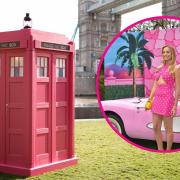 Barbie is taking over London with Doctor Who Tardis makeover.