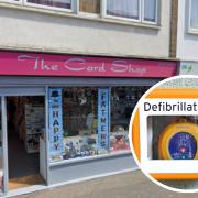 Fundraising - West Road's The Card Shop owner raising money to buy and install a heart defibrillator through a sponsored walk